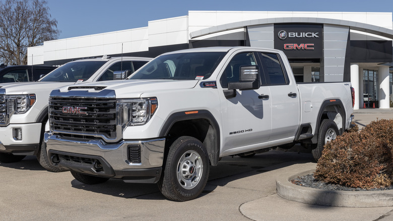 GMC Sierra 2500HD on display