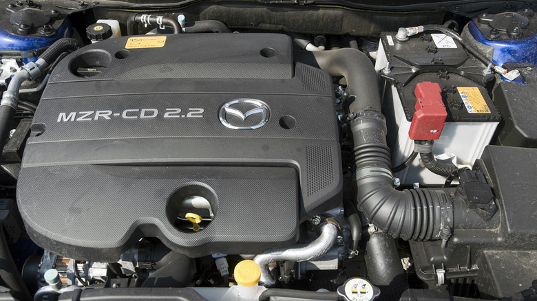 MZR-CD 2.2L engine in a Mazda6