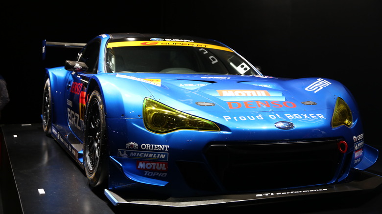 Subaru BRZ on display