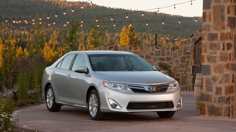 Silver 7th generation Toyota Camry