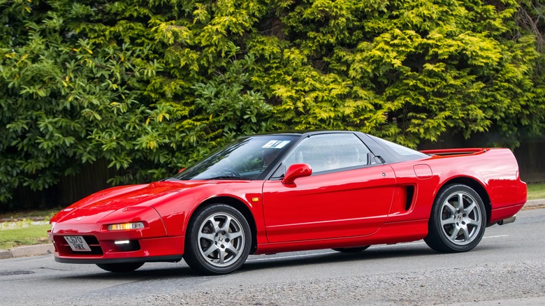 A red 1994 Honda NSX