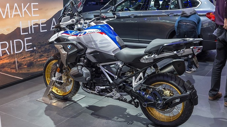 BMW R 1250 GS in showroom