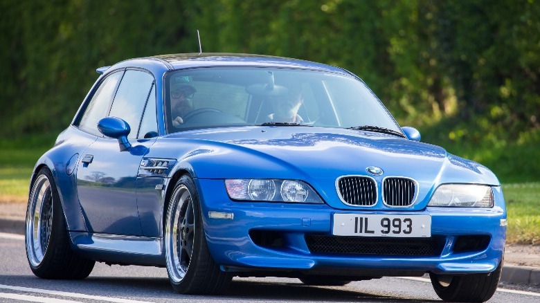 Blue BMW Z3