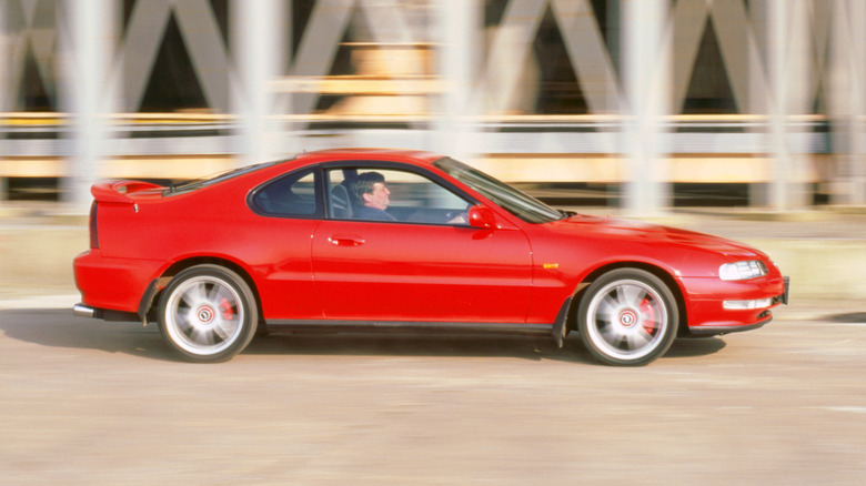 Honda Prelude at speed