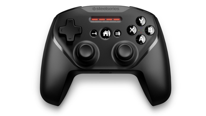 Steelseries controller on display