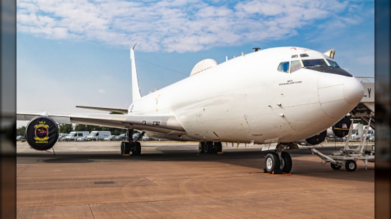 E-6B Mercury aircraft on tarmac