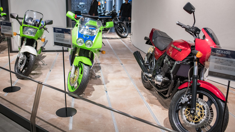 Kawasaki museum display