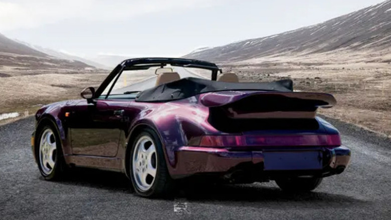 1993 Porsche 911 Turbo Cabriolet  rear 3/4