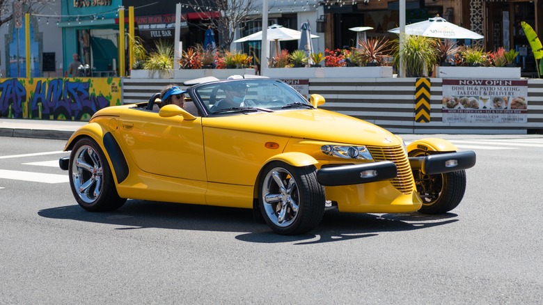 Yellow Plymouth Prowler