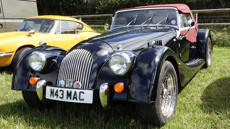 Morgan Roadster at car show