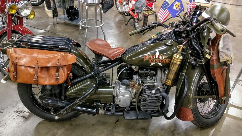 harley-davidson xa motorcycle museum display