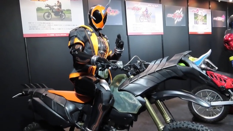 kamen rider ghost tokyo motorcycle show 2019 display