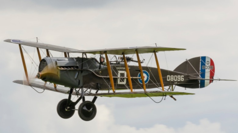 Bristol F.2 Fighter in flight