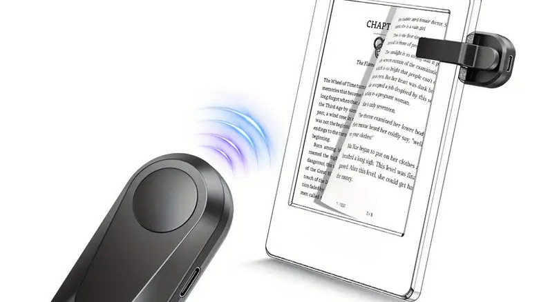 Wireless page turner activating