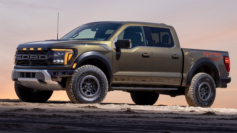 2024 Ford F-150 Raptor on display