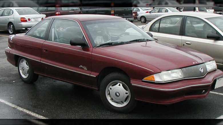 Burgundy Buick Skylark 6th-gen