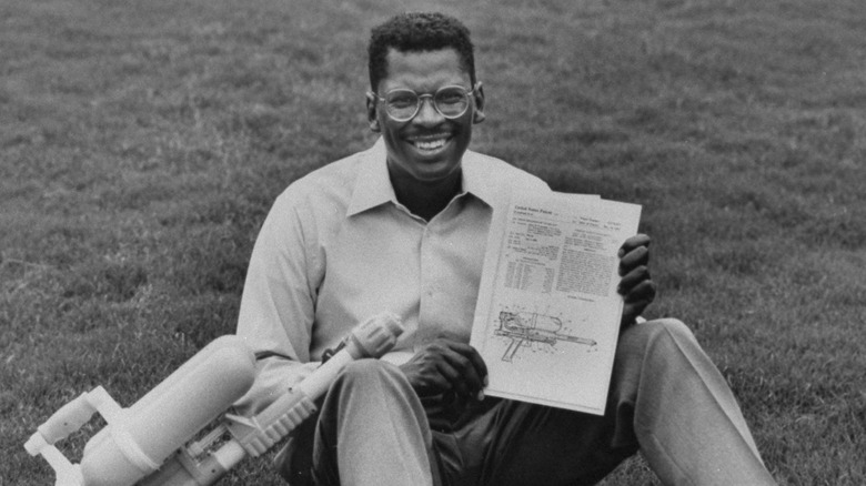 Lonnie Johnson with super soaker patent