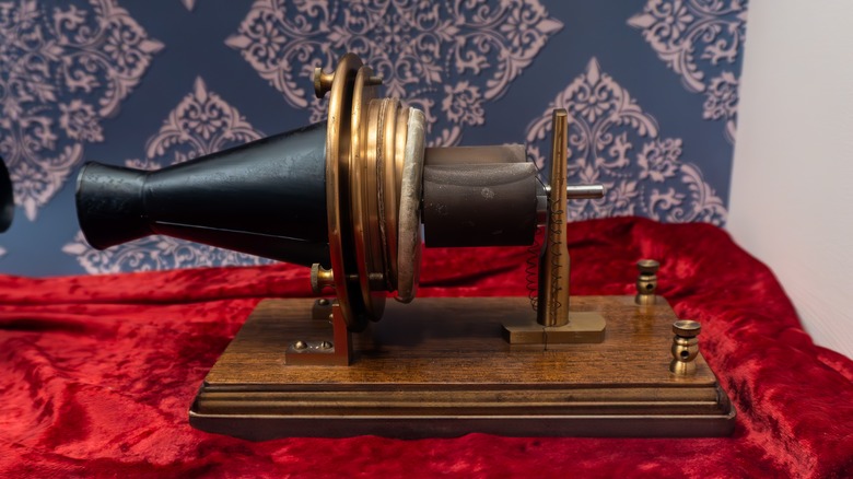 Museum piece telephone Alexander Graham Bell