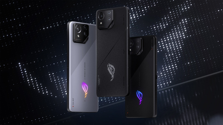 Three ASUS ROG phones