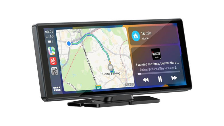 Lamtto car stereo with wireless CarPlay and Android Auto