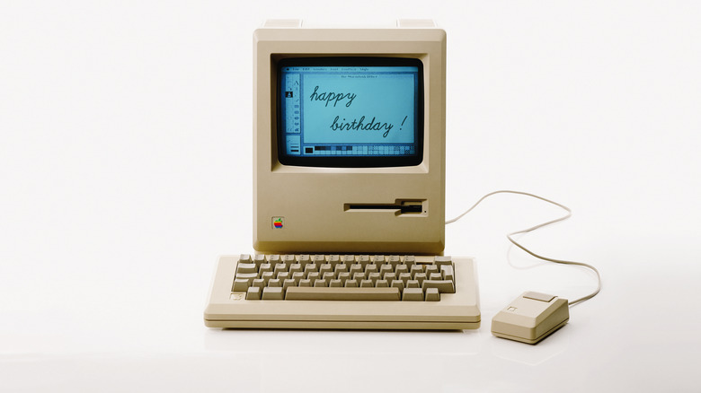The first Macintosh computer
