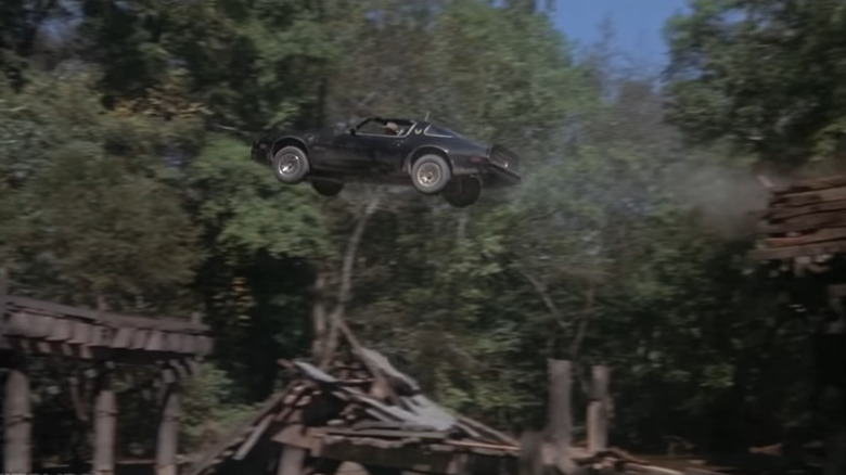 Pontiac Firebird jumping Mulberry Bridge