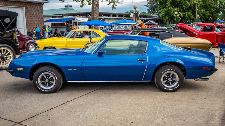 1974 Pontiac Firebird at car show