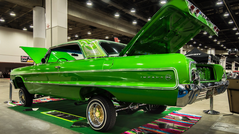 Green 1964 Chevy Impala