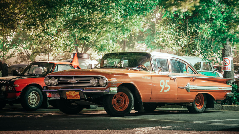 Orange 1964 Chevy Impala