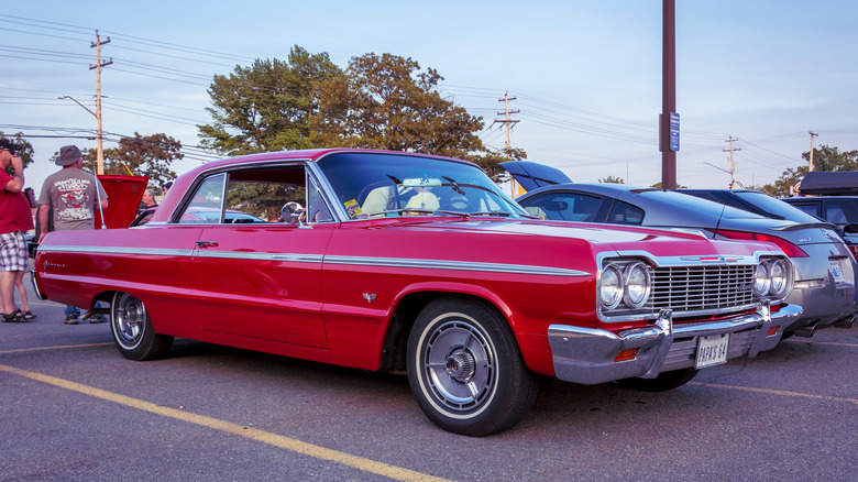 Red 1964 Chevy Impala