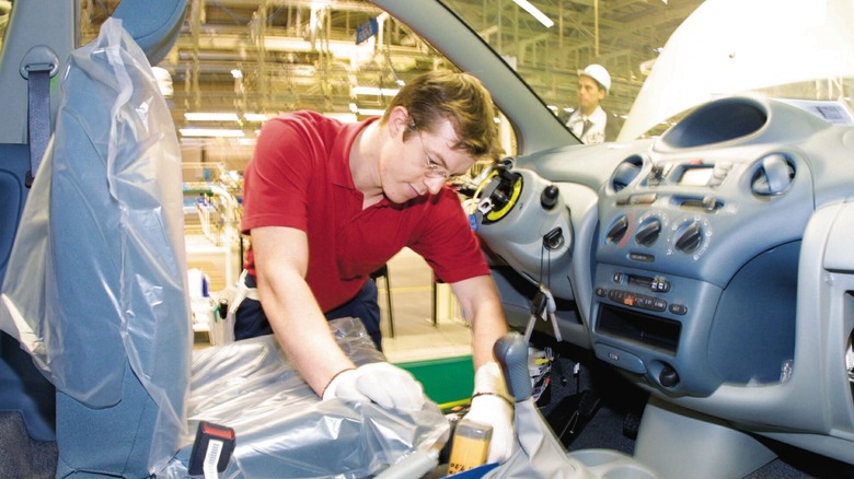 Toyota interior assembly