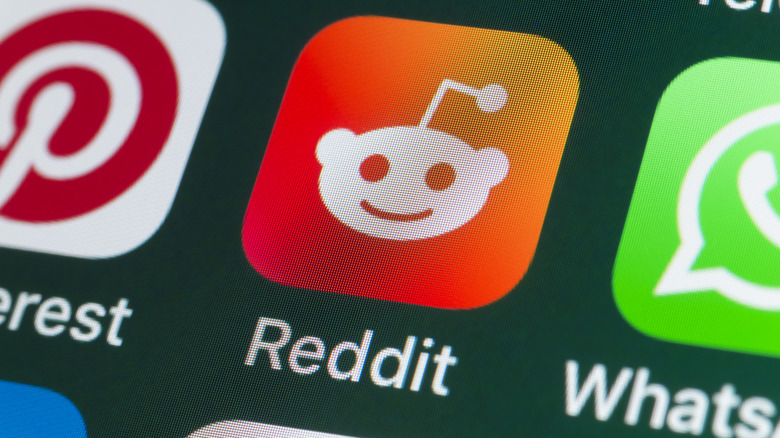 Reddit logo on smartphone