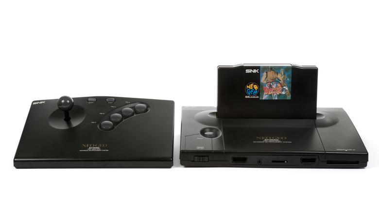 Neo Geo system with controller