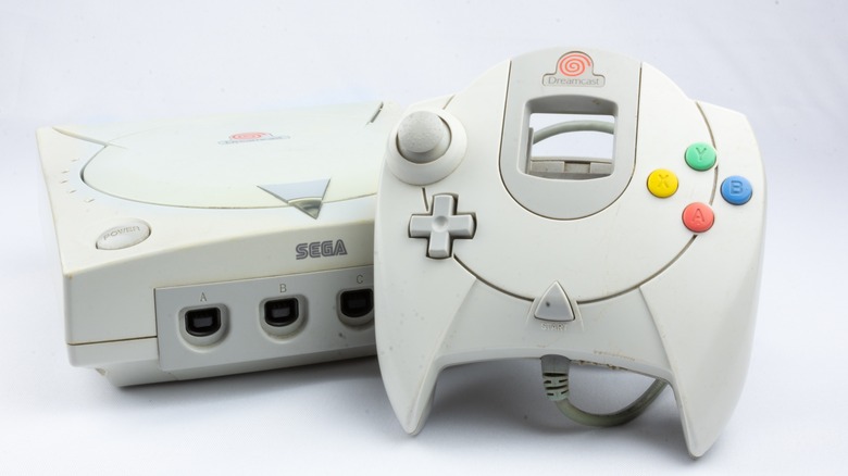 Dreamcast with its large controller