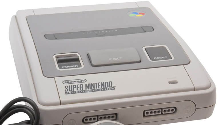 A Super Nintendo Entertainment System