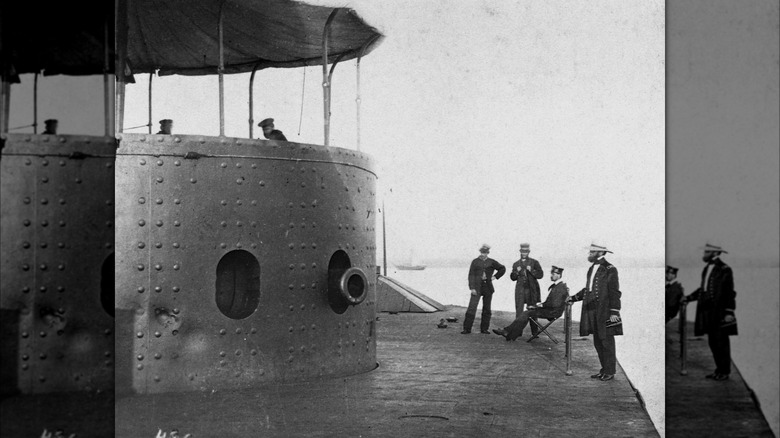 Deck of the USS Monitor