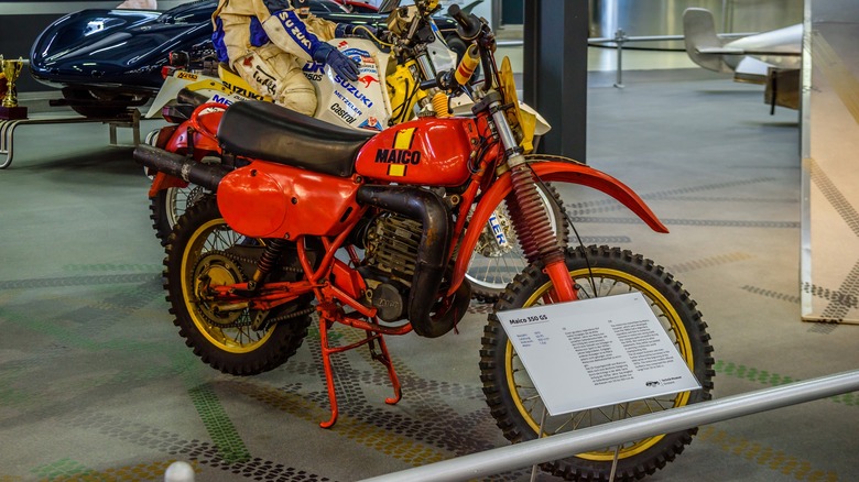 Maico bike on display