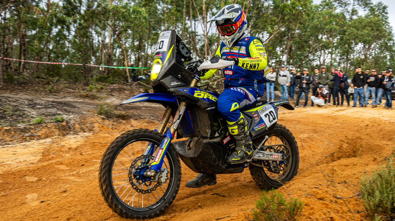 Rider on Sherco bike