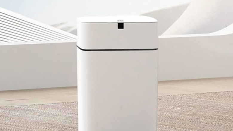 Dilh smart trash can in a home