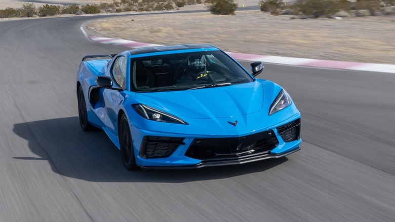 Chevrolet Corvette Stingray on track