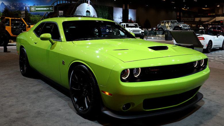 Dodge Challenger at auto show