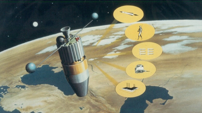 Samos satellite illustration