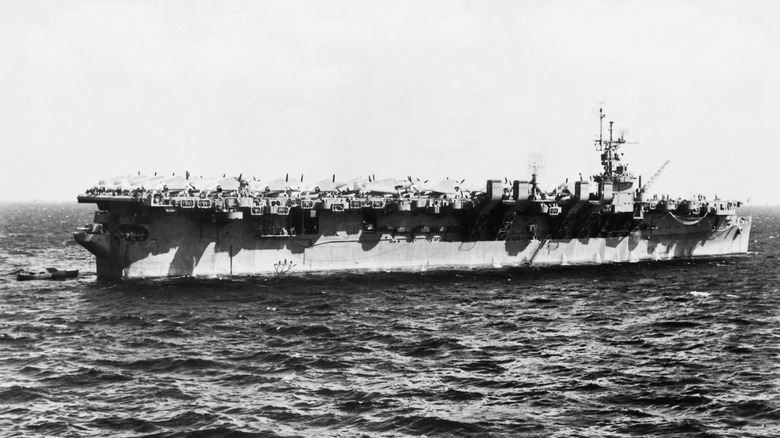 USS Langley, 1940s