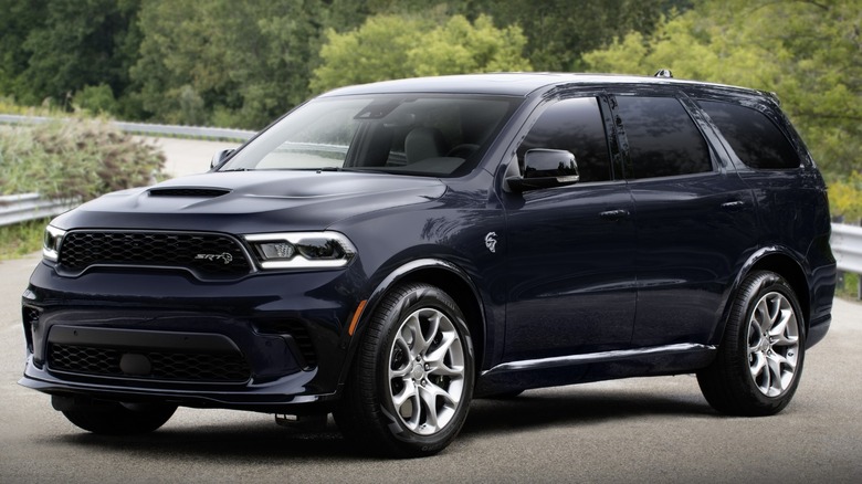 Dodge Durango SRT Hellcat Hammerhead parked on a road