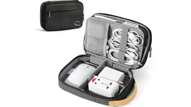 The various storage opportunities of the Travelkin Cord Organizer.