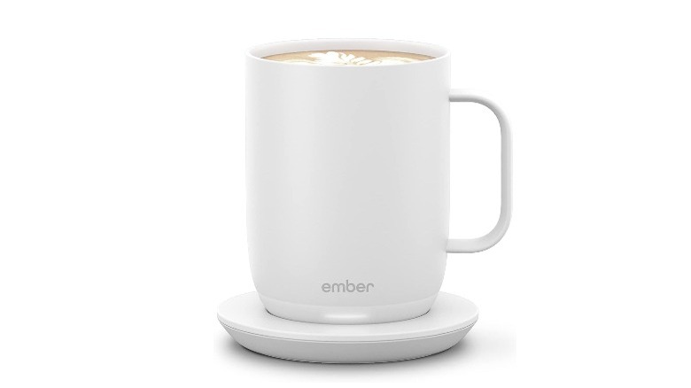 Ember - 10 oz Temperature Controlled App Enabled Smart Coffee Mug 2 - Black/White (2-Pack)