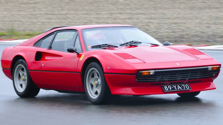 Ferrari 308 GTB at speed