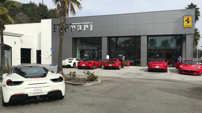 Ferrari dealership in Newport Beach, CA