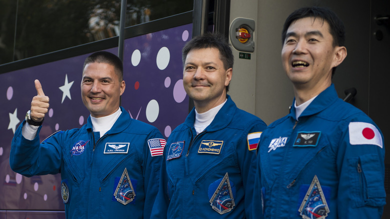 Astronauts from different nations