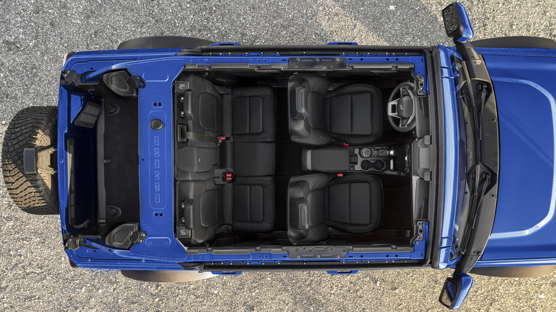 Ford Bronco overhead view